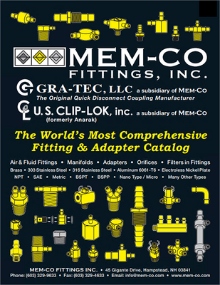 MEM-CO FULL CATALOG MEM-CO MINIATURE PRODUCTS<BR>STANDARD AND CUSTOM FITTINGS